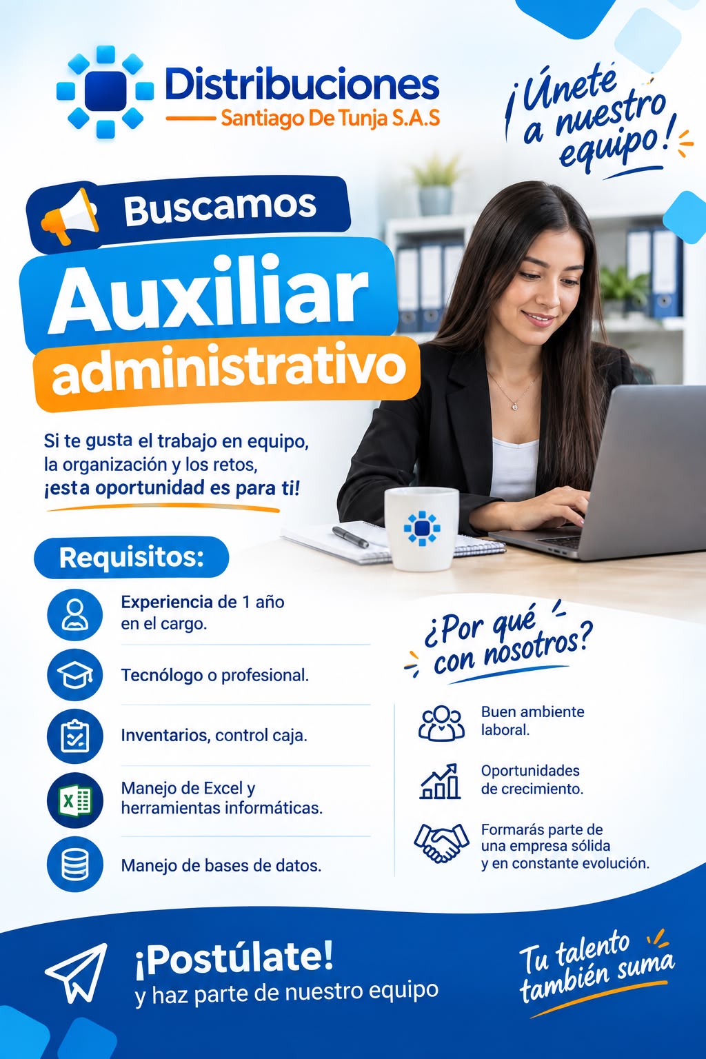 Convocatoria: Auxiliar Administrativo