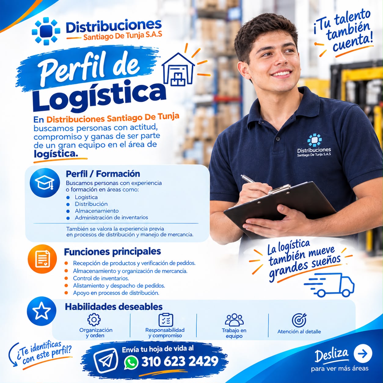 Convocatoria: Líder Logístico